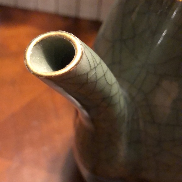 Vintage Somayaki Japanese Somaware Heart cut out Tea Pot - Picture 8 of 9